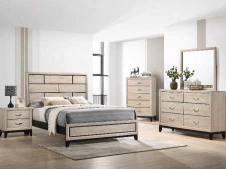 Akerson Driftwood Panel Bedroom Set Hot on Sale