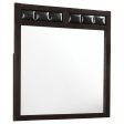 Carlton Upholstered Rectangular Dresser Mirror Cappuccino Online Sale