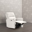 Asheville Cream Suede Recliner Chair Online