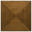 Westerly Square Wood Coffee Table with Diamond Parquet Walnut Online now