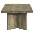 Andando Rectangular Solid Wood Coffee Table Mango Brown Fashion