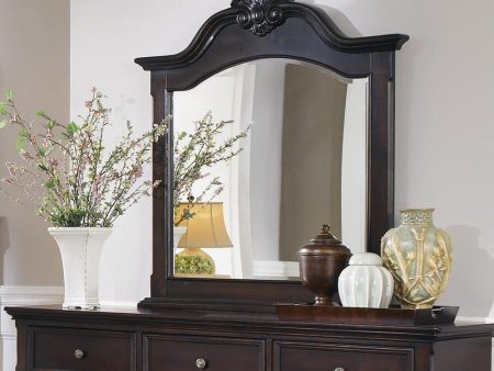 Cambridge Carved Dresser Mirror Cappuccino Sale