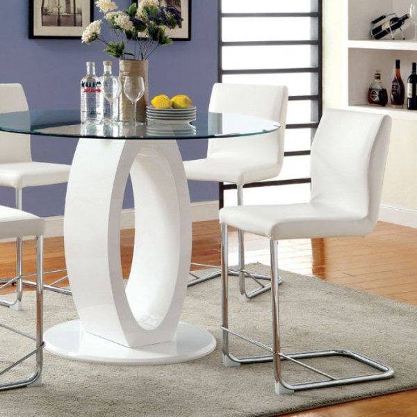 LODIA ROUND COUNTER HT. DINING SET Online now