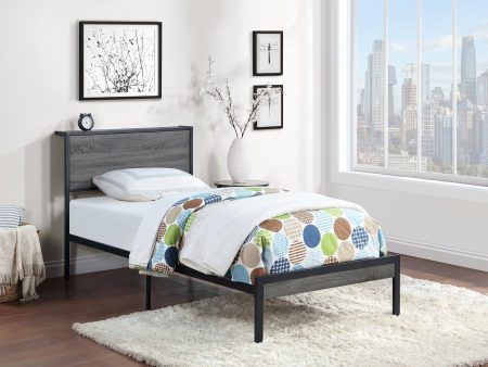 Ricky Metal Twin Panel Bed For Sale