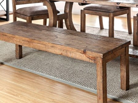 GIANNA WOODEN BENCH Online Hot Sale