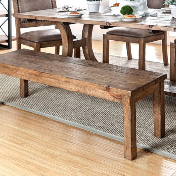 GIANNA WOODEN BENCH Online Hot Sale