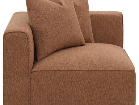 Jennifer Upholstered Corner Terracotta Hot on Sale