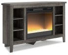 Arlenbry Corner TV Stand with Electric Fireplace Online Sale