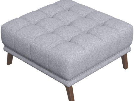 Addison Square Upholstered Ottoman For Sale