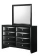 Fallon Black Bedroom Dresser Mirror Cheap