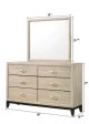 Akerson 6 Drawer Drift Wood Dresser Hot on Sale