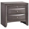 Emily Gray Nightstand Discount