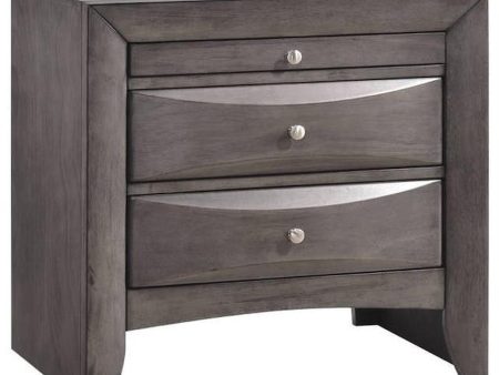 Emily Gray Nightstand Discount