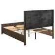 Woodmont Storage Bed Rustic Golden Brown For Cheap