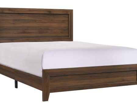 Millie Brown Cherry Panel Bed Online Sale