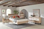 Marlow Platform Bed Rough Sawn Multi Online Sale