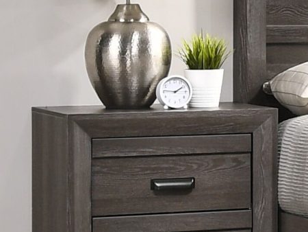 Adalaide Grayish Brown Nightstand Online Sale