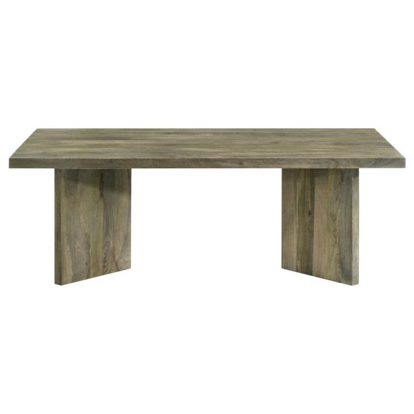 Andando Rectangular Solid Wood Coffee Table Mango Brown Fashion