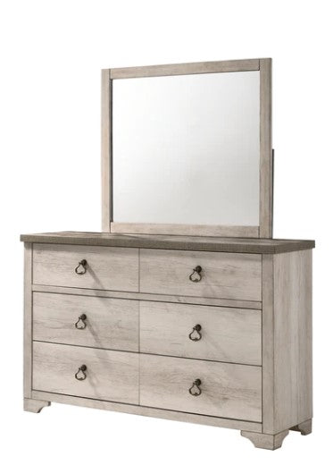 Patterson Driftwood Dresser Mirror on Sale