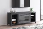 Cayberry 60  TV Stand with Electric Fireplace Discount