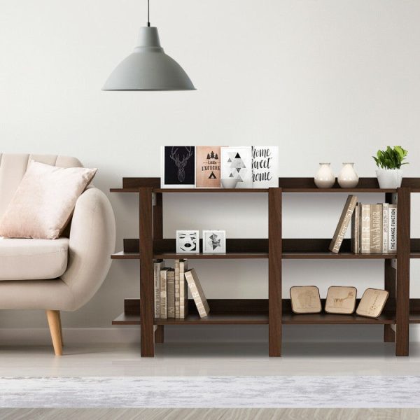 59 Inch Console Table with 3-tier Open Shelf for Front Hall, Hallway and Foyer Discount