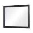 Miranda Rectangular Dresser Mirror Black Hot on Sale