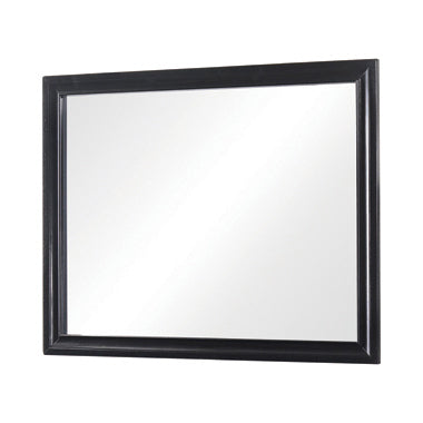 Miranda Rectangular Dresser Mirror Black Hot on Sale