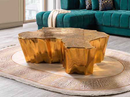 Elisha Gold Coffee Table Online Sale