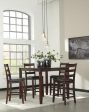 Coviar Counter Height Dining Table and Bar Stools (Set of 5) For Discount