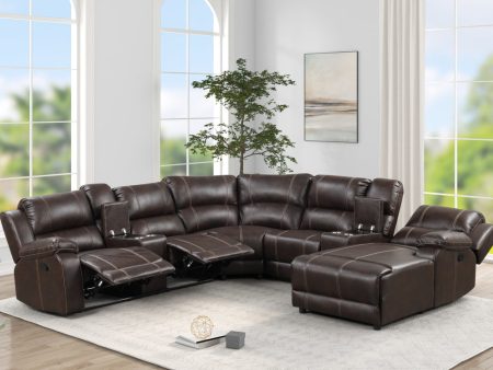 Lionel OVERSIZED Reclining Sectional For Cheap