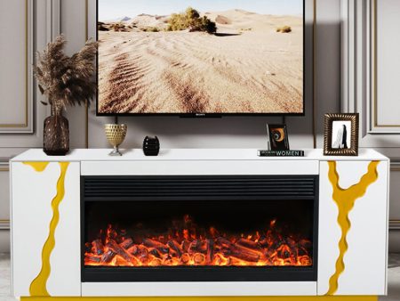 A904 TV STAND W FIREPLACE Online Sale