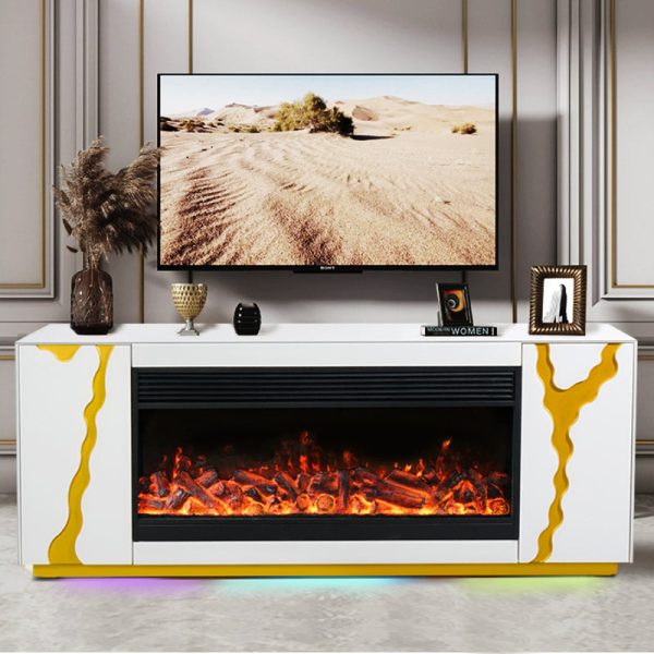 A904 TV STAND W FIREPLACE Online Sale