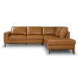 London  Leather Sectional Sofa Right Facing Online Sale