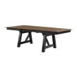 MARIBELLE DINING TABLE WHEAT CHARCOAL Online now