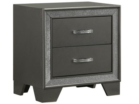 Kaia Gray Nightstand For Cheap