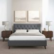 Graceville  King Fabric Platform Bed Online now