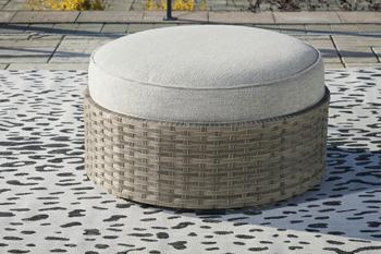 Calworth Outdoor Ottoman with Cushion Online Hot Sale