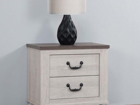 Stillwood 2-drawer Nightstand Vintage Linen Online now