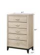 Akerson 5 Drawer Drift Wood Chest Cheap