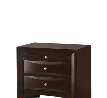 Emily Dark Cherry Nightstand For Sale