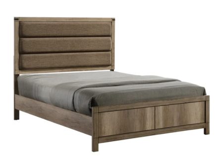 Matteo Melamine Upholstered Panel Bed on Sale