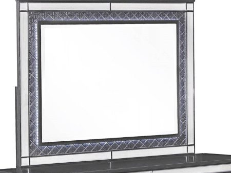 Refino Gray Bedroom Dresser Mirror For Sale