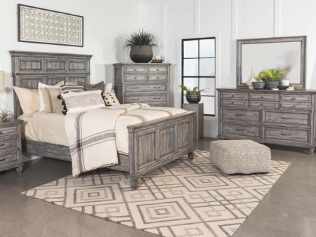 Avenue 5-piece Panel Bedroom Set Grey Fashion