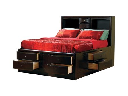 Phoenix 10-drawer Bed Deep Cappuccino Fashion