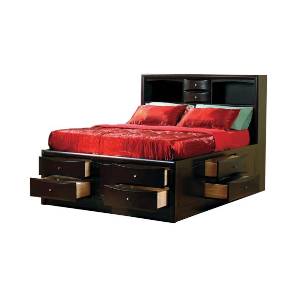 Phoenix 10-drawer Bed Deep Cappuccino Fashion