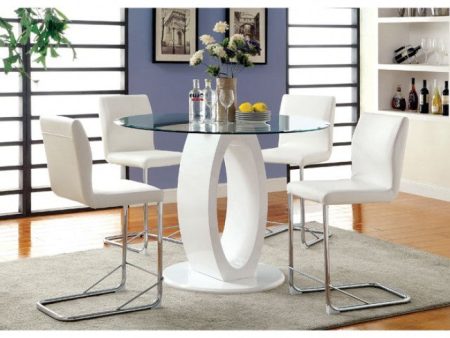 LODIA ROUND COUNTER HT. DINING SET Online now