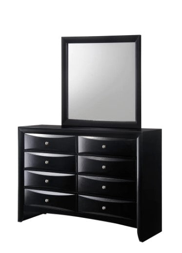 Emily Black Bedroom Dresser Mirror Online