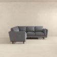 Erman  Pillow Back Corner Sofa In Dark Gray Online now