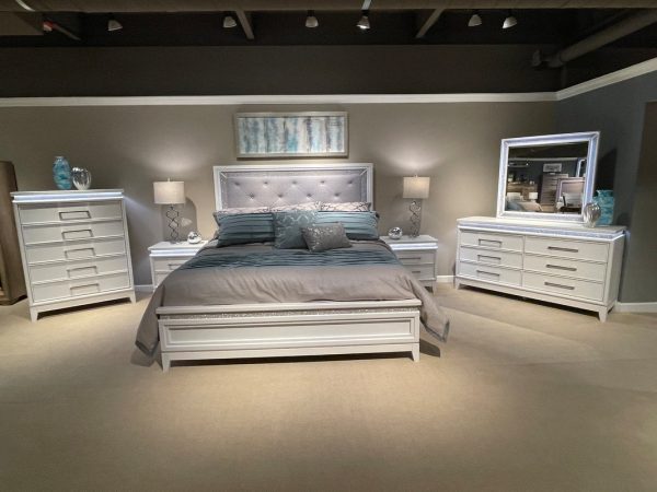 781 White - 5PC Bedroom Set Queen, King on Sale