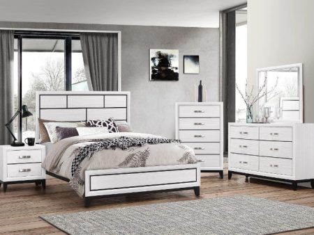 Akerson Chalk Panel Bedroom Set on Sale